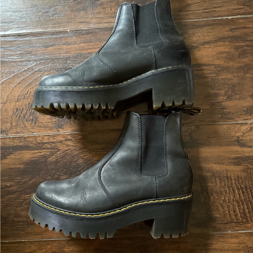 Dr. Martens Black Heeled Boots